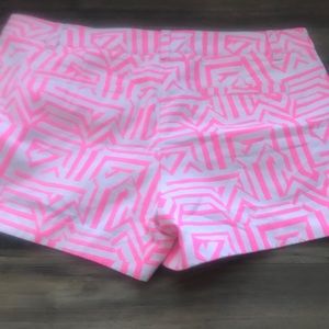 Short pink and white